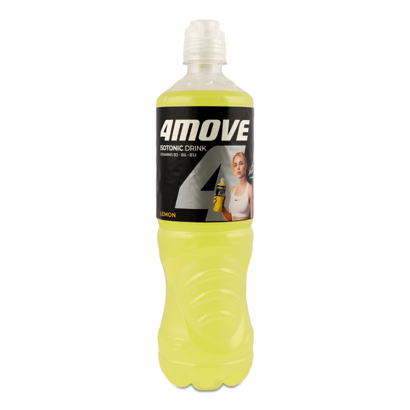 Напій безалкогольний Sports Lemon негазований ізотонічний 750мл пет 4move