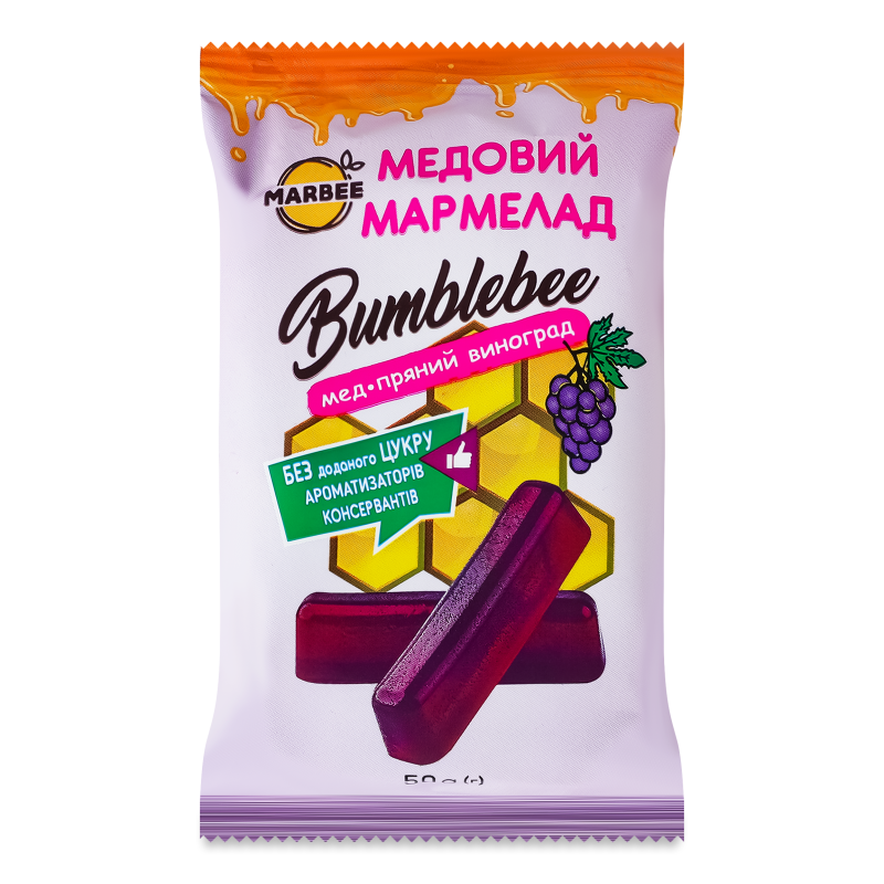 Мармелад Бамблбі Мед-пряний виноград 50г Марбі
