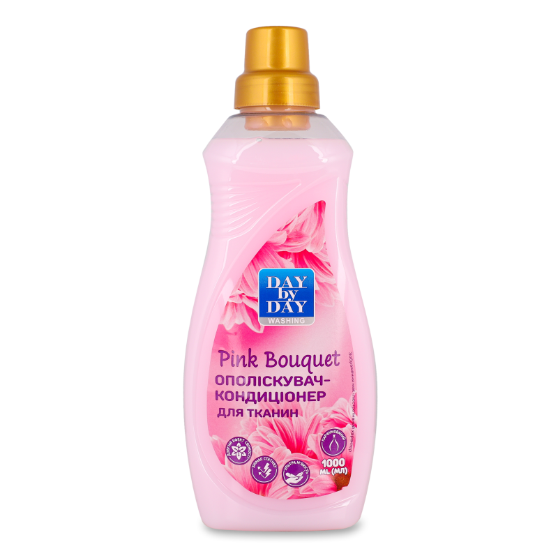 Ополіскувач-кондиціонер д/тканин Pink bouquet 1000мл Day by Day