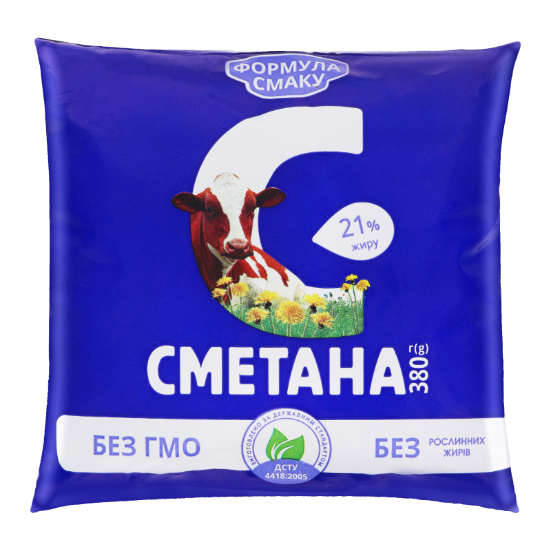 Сметана 21% Формула смаку м/у