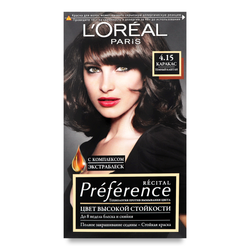 Фарба д/волосся Preference 4.15 Каракас темний каштан L’Oreal