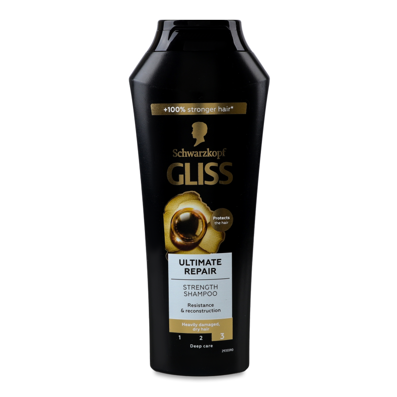 Шампунь Екстримальне відновлення д/дуже пошкодженого та сухого волосся 250мл Гліс Кур