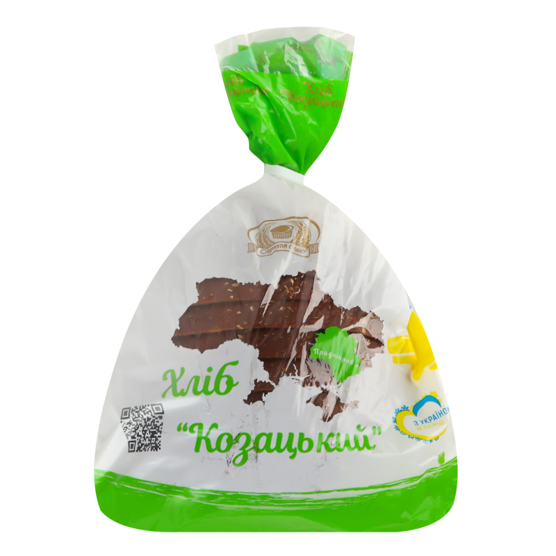 Хліб половинка в нарізці Козацький Формула смаку м/у