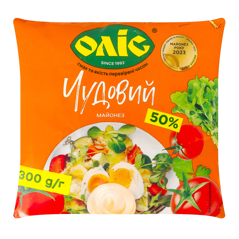 Майонез 50% Чудовий Оліс м/у
