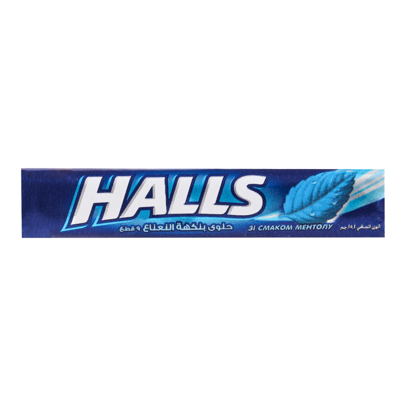 Карамель льодяникова Ментол Halls м/у
