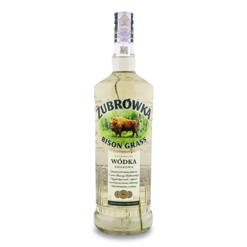 Напій алкогольний Бізон Грасс 37,5% 1л Зубровка