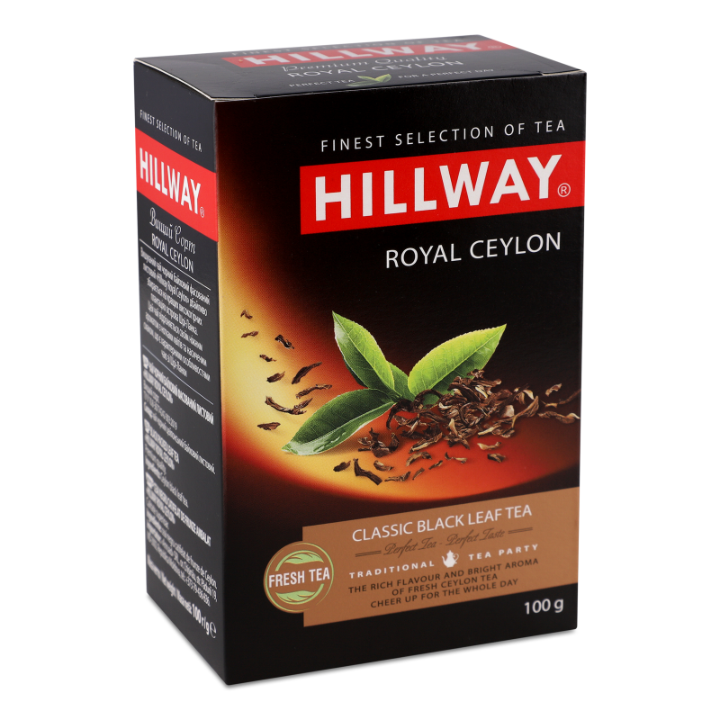 Чай Royal Ceylon чорний байховий листовий 100г Hillway
