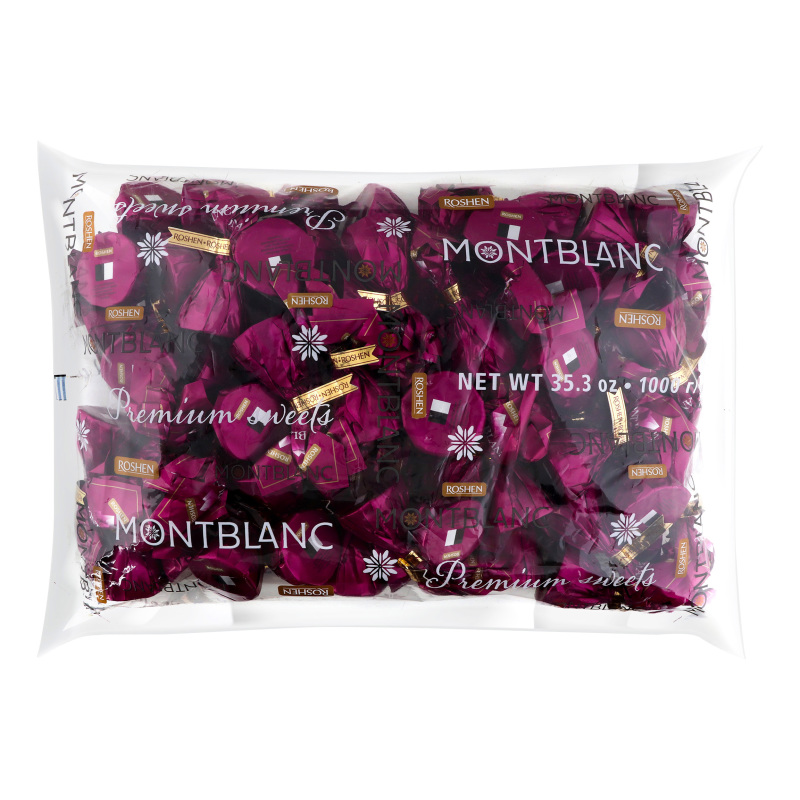 Цукерки пралінові з подрібненим мигдалем Montblanc Roshen м/у