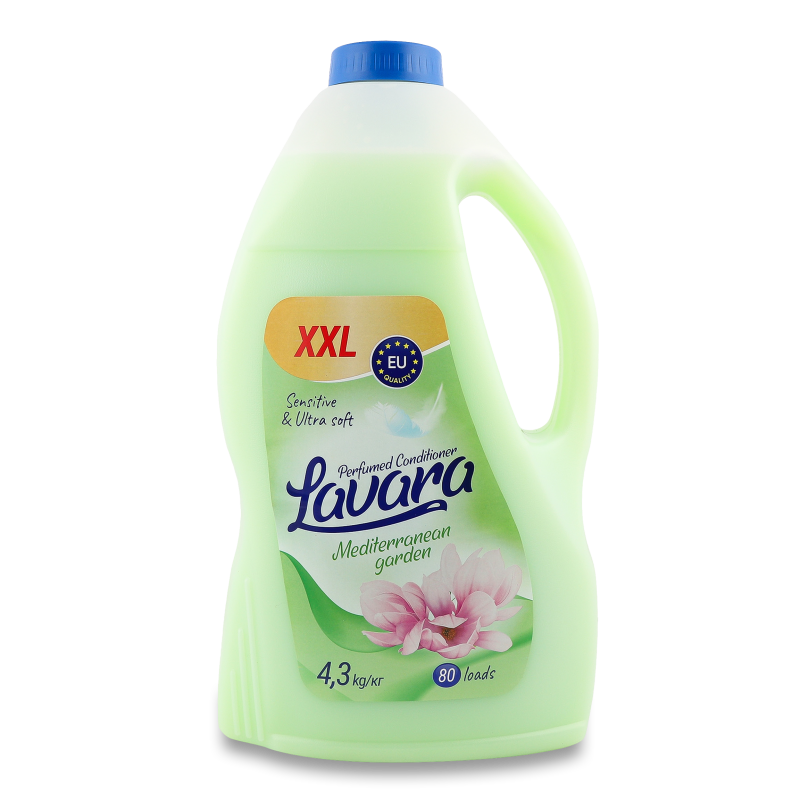 Кондиціонер-ополіскувач д/тканин Середземноморський сад 4,3кг Лавара