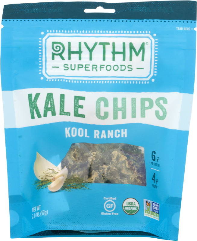 Rhythm Superfoods Kale Chips Kool Ranch Rhythm Superfoods(829739000521