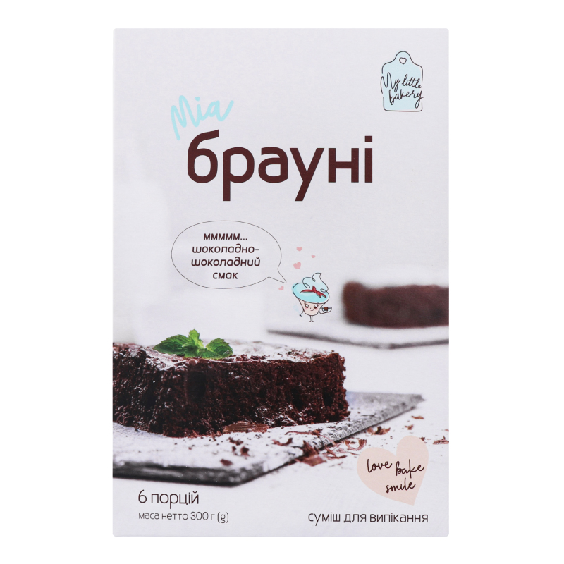 Суміш для випікання Брауні Mia к/у