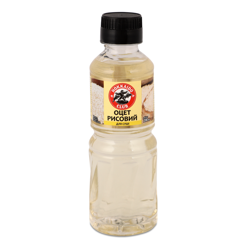 Оцет рисовий д/суші 200г пет Hokkaido club