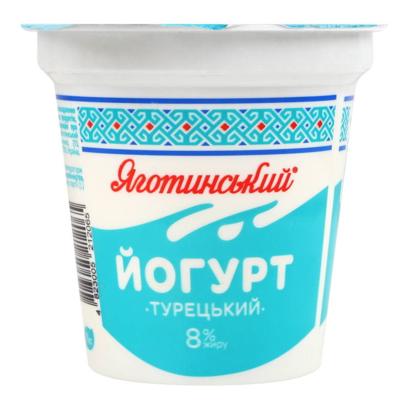 Йогурт 8% Турецький Яготинський ст 260г Яготинське(4823005212065 ...