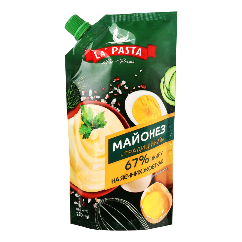 Майонез 67% на яичных желтках Традиционный La Pasta Per Primi д/п