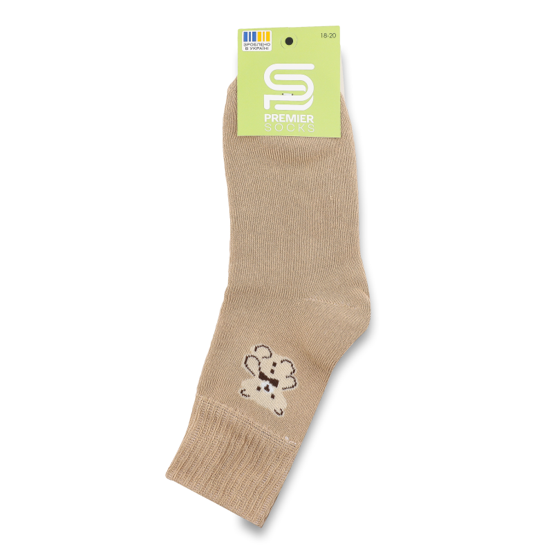 Шкарпетки дитячі Ведмедик марха класичні р.18-20 Premier Socks