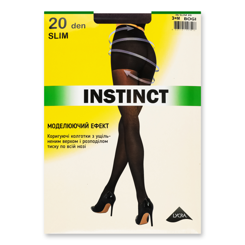 Колготи жіночі Slim bogi 20ден р.3 Instinct