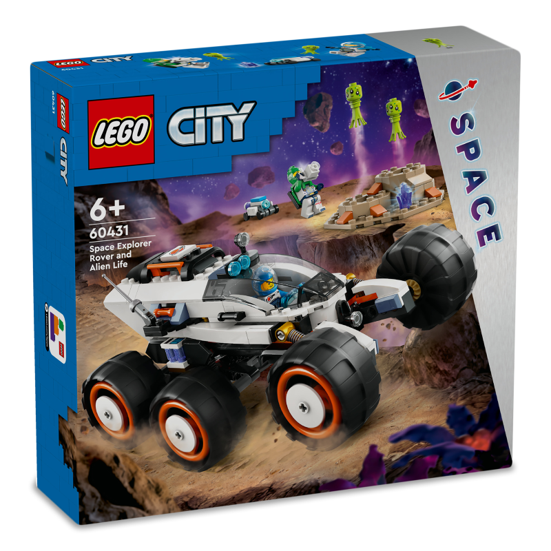 Конструктор City Космічний дослідницький всюдихід та інопланетне життя 60431 Lego