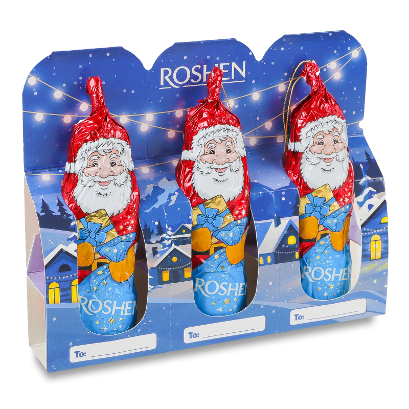 Фігурка шоколадна Святий Миколай 3*20г Roshen
