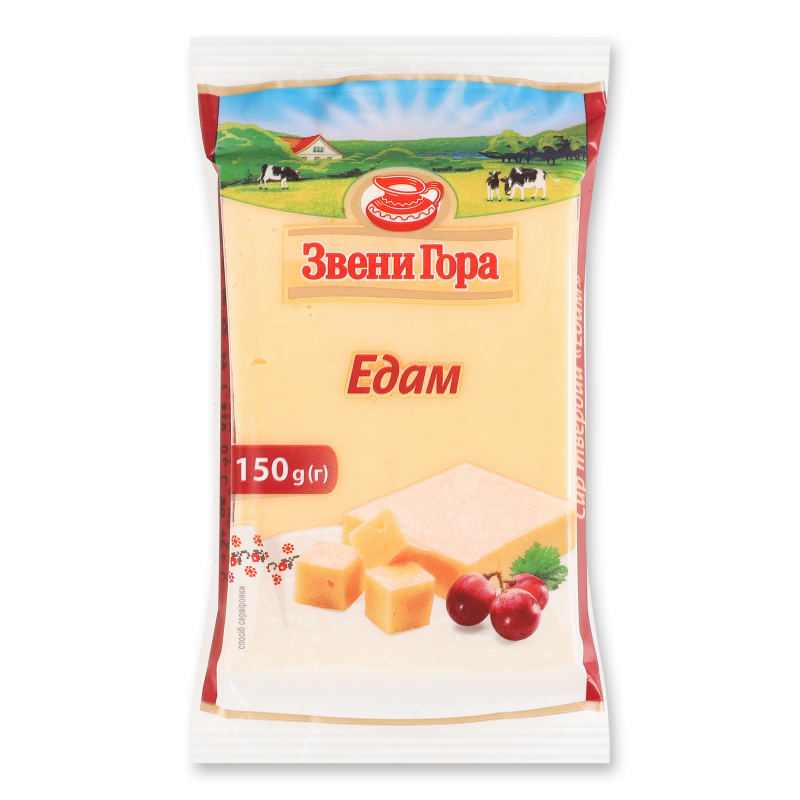 Сир Едам 50% 150г Звени Гора