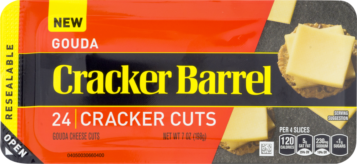 Cracker Barrel Cracker Cuts Gouda 24 CT Cracker Barrel(21000066568