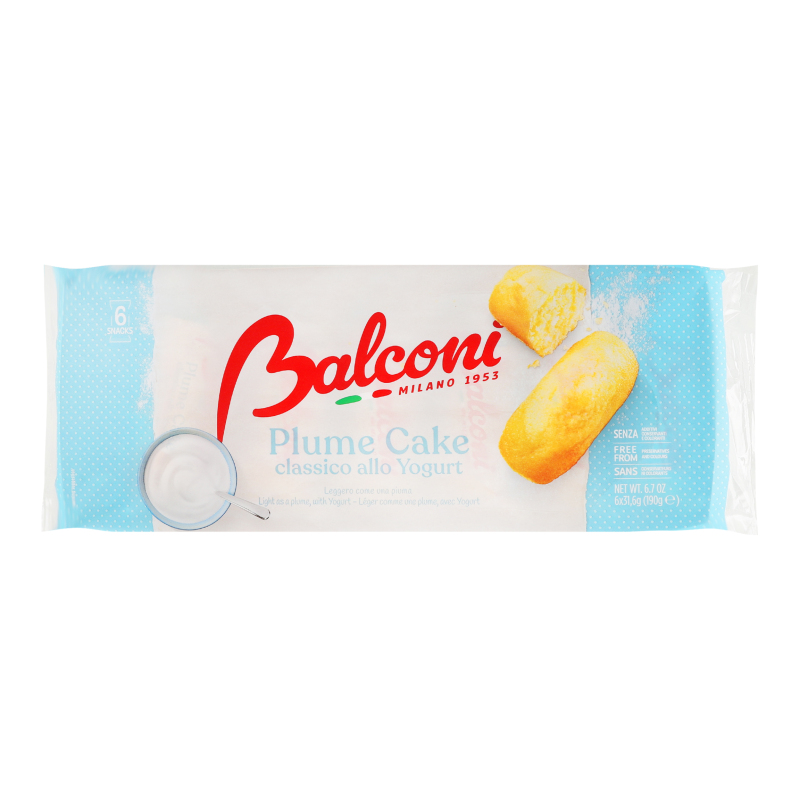 Бісквіт з йогуртом Plume Cake Balconi м/у 6х