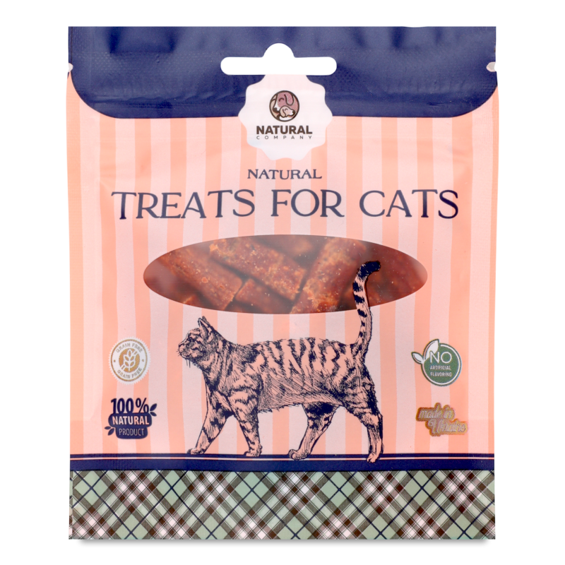 Снеки д/котів з качкою 35г Natural Company