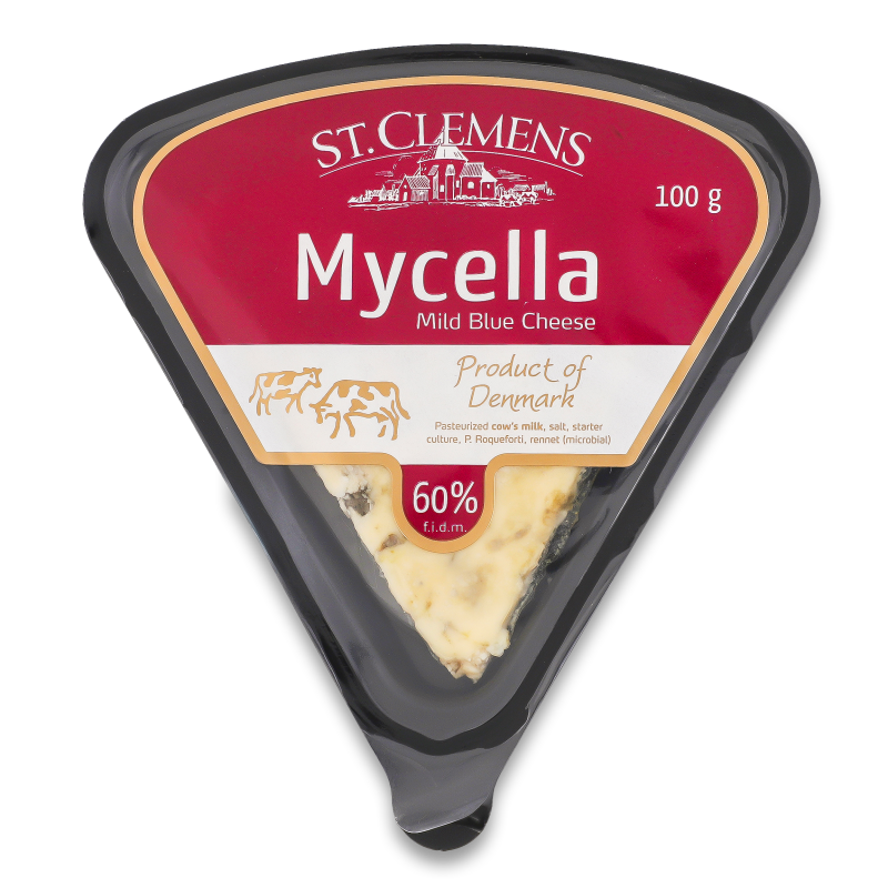 Сир Mycella з блакитною пліснявою 60% 100г St.Clements