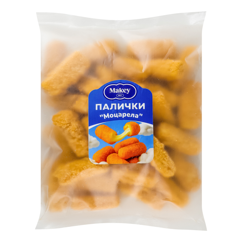 Палички заморожені смажені Моцарела Makey м/у