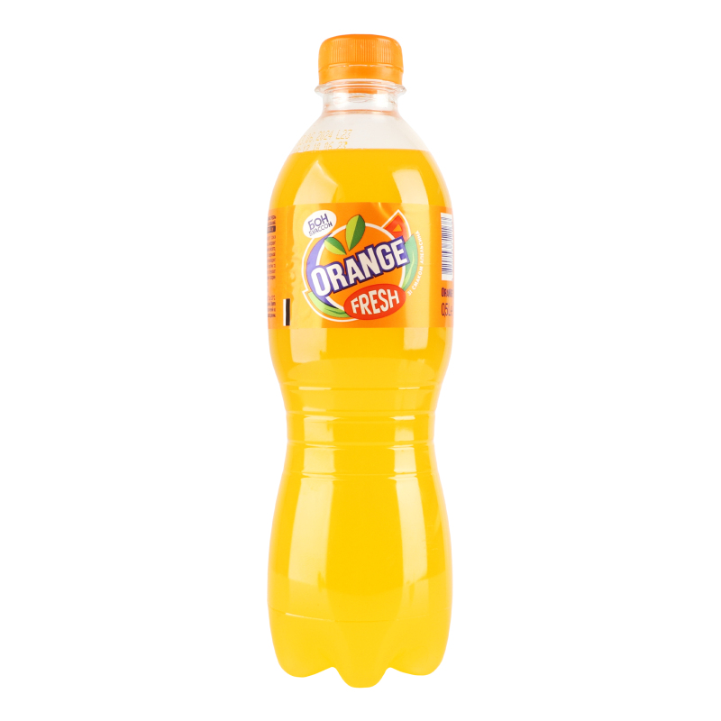 Напій безалкогольний соковмісний сильногазований Orange Fresh п/пл