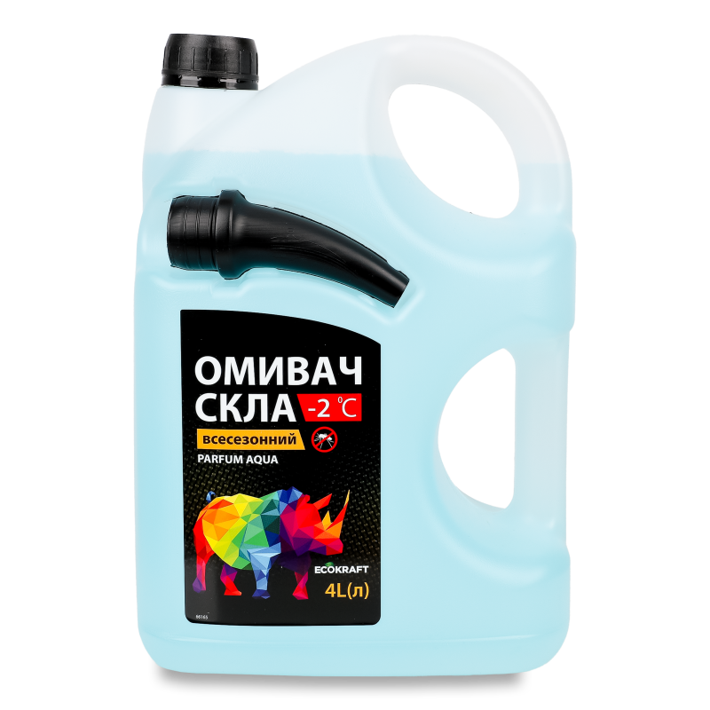 Омивач скла всесезонний -2С з лійкою 4л Екокрафт