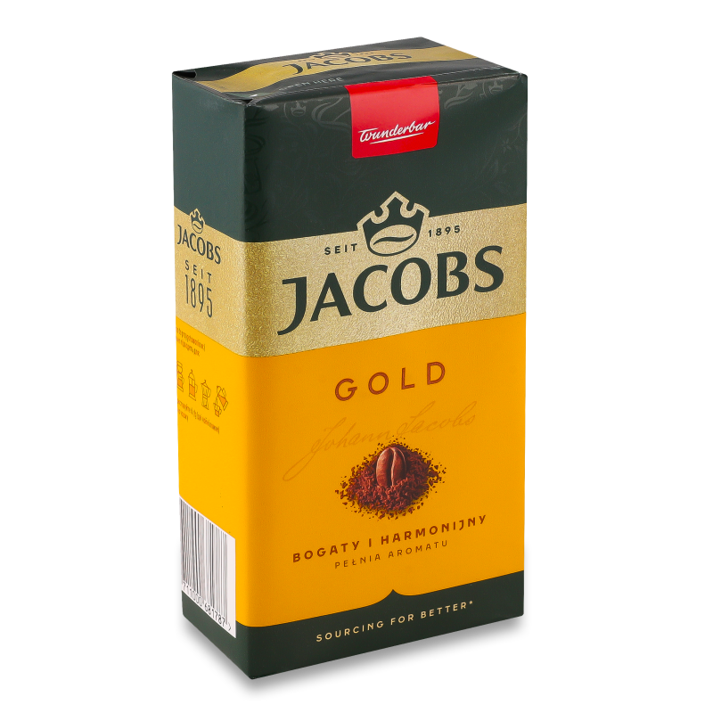 Кава Gold мелена смажена 250г в/у Jacobs