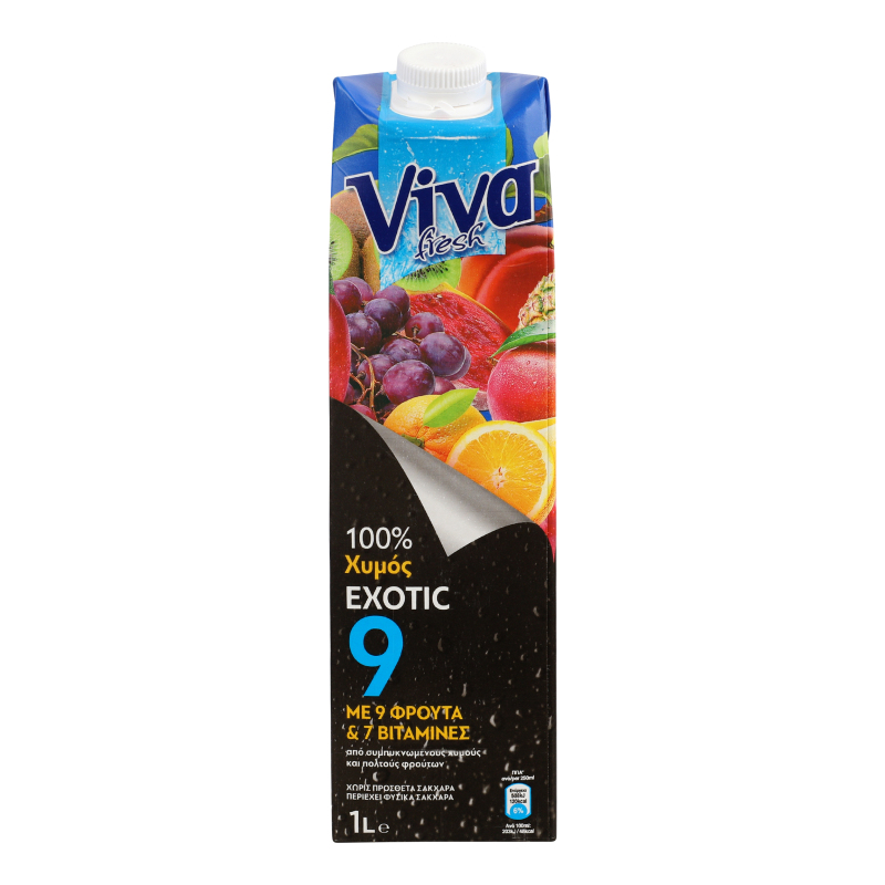 Сік 9 фруктів та 7 вітамінів Viva Fresh т/п