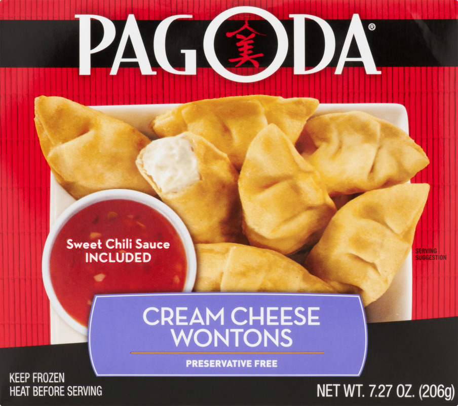 Pagoda Cream Cheese Wontons with Sweet Chili Sauce Pagoda(72180698568