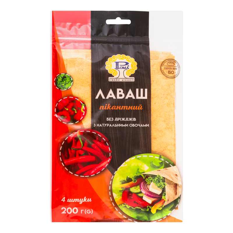 Лаваш Пікантний Рома м/у 4х