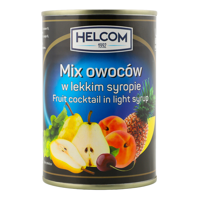 Коктейль фруктовий у сиропі Helcom з/б