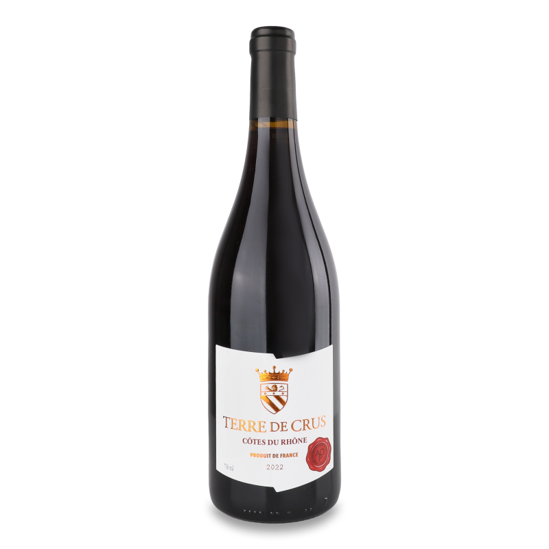 Вино Cotes du Rhone червоне сухе 13% 0,75л Terre de Crus
