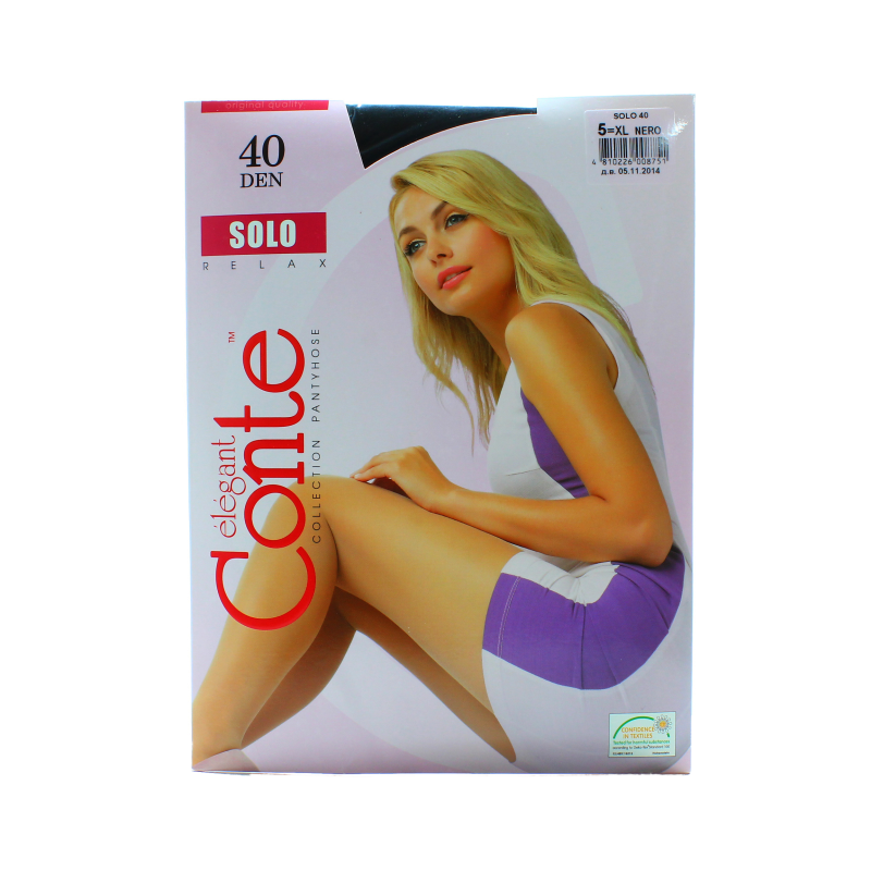 Колготи жіночі Соло неро 40ден р.5 Конте елегант