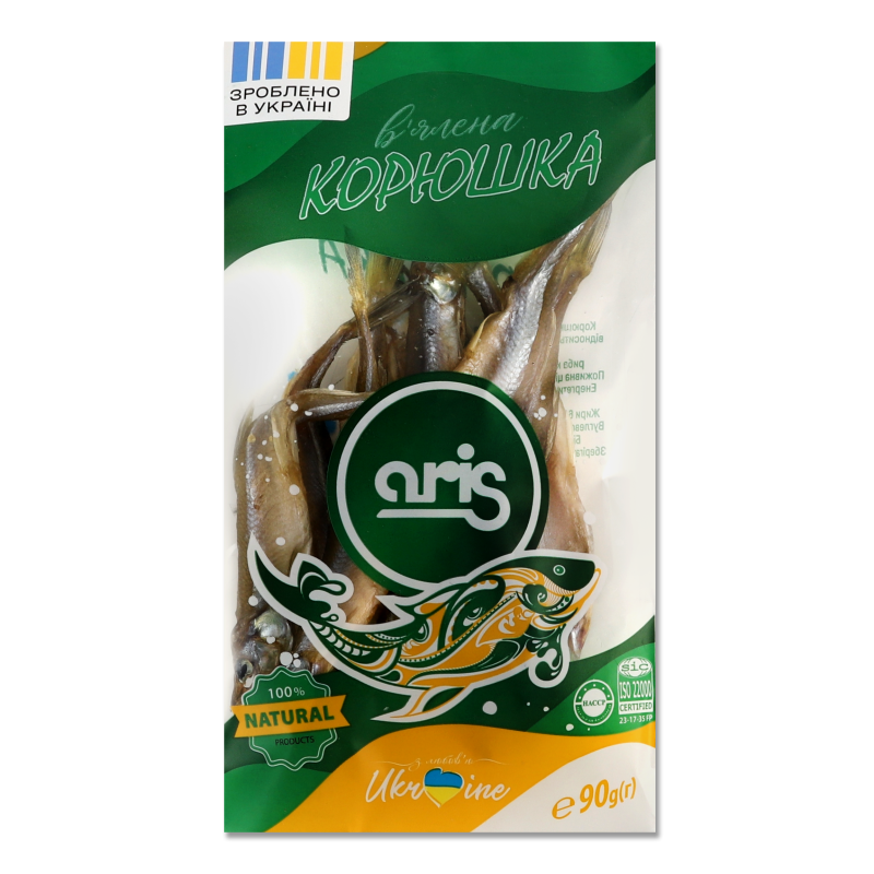 Корюшка в’ялена 90г Aris