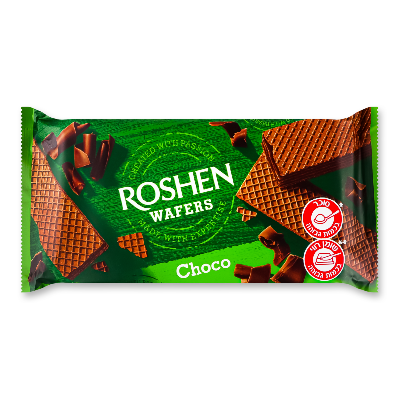 Вафлі Ваферс шоколад 216г Рошен