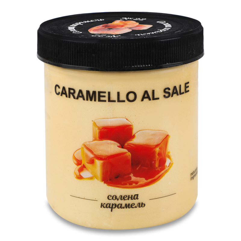 Морозиво Солена карамель №22 330г пл/банка La Gelateria Italiana