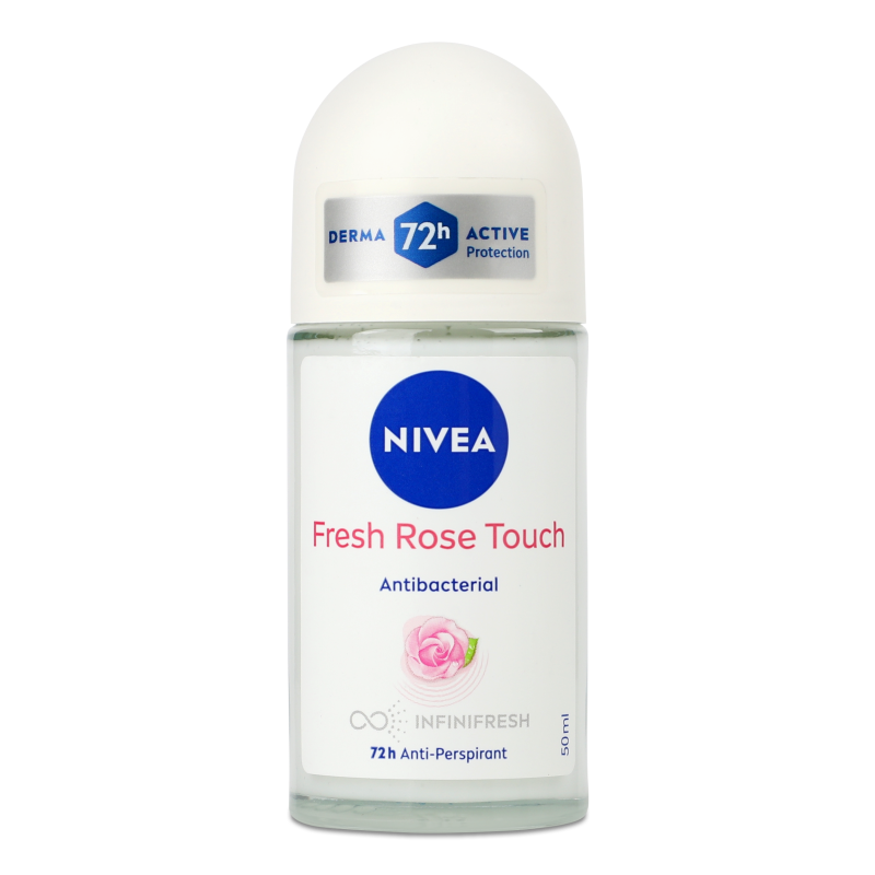 Антиперспірант Свіжий дотик троянди кульковий 50мл Nivea