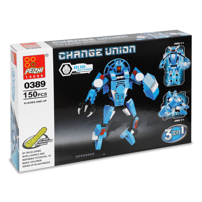 Конструктор Трансформер 3в1 150-156елементів в асортименті
