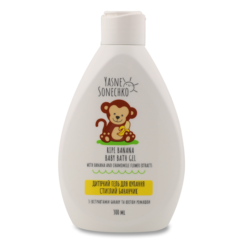 Гель д/купання дитячий Стиглий бананчик 300мл Yasne Sonechko
