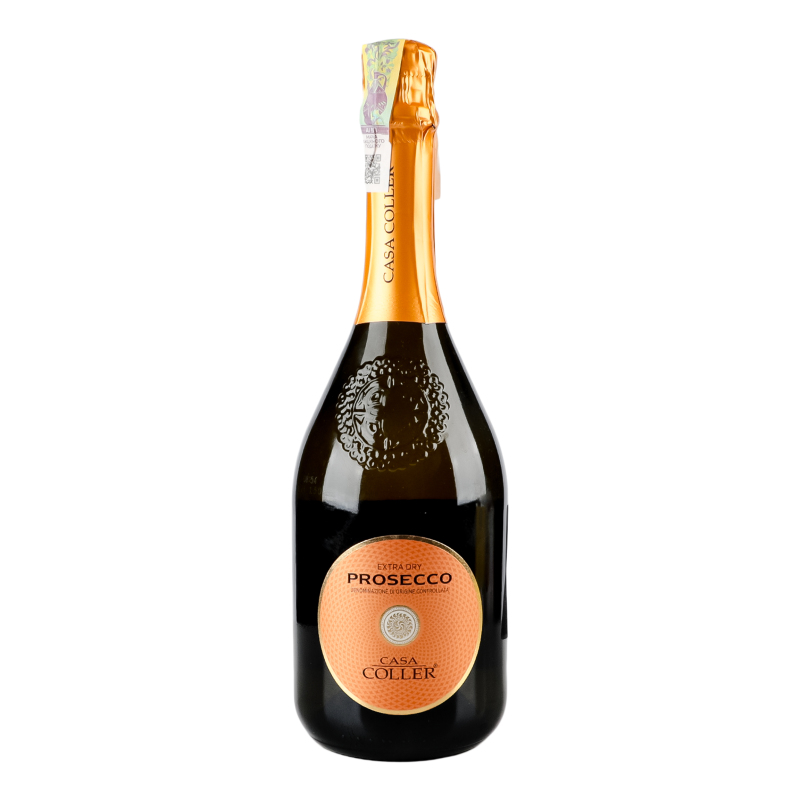 メルコページ Вино игристое 0.75л 11% белое экстрасухое Prosecco Casa Coller бут