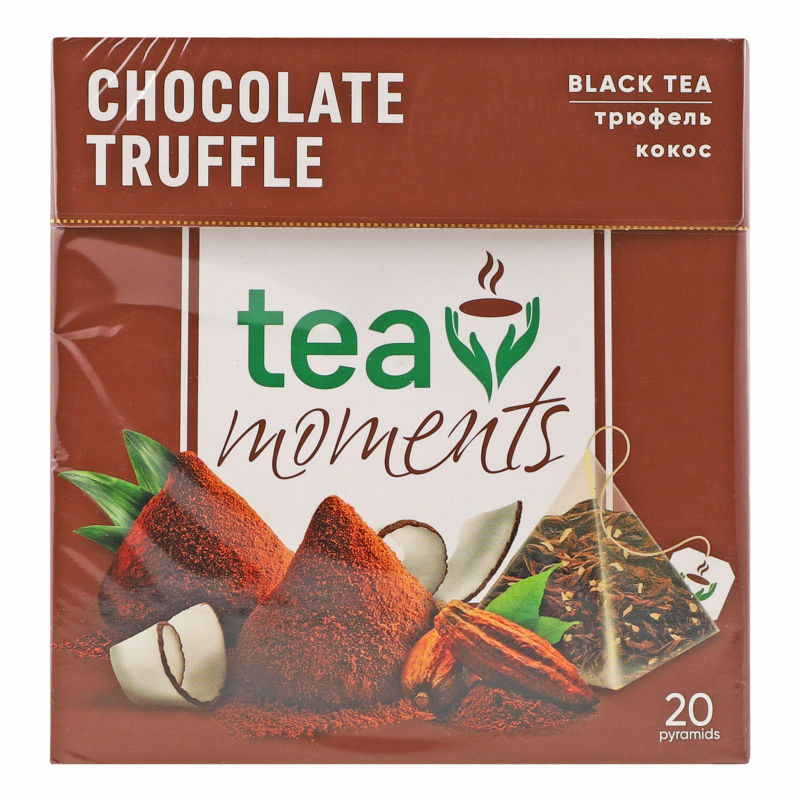 Чай черный байховый Chocolate Truffle Tea Moments к/у 20х1.8г Tea