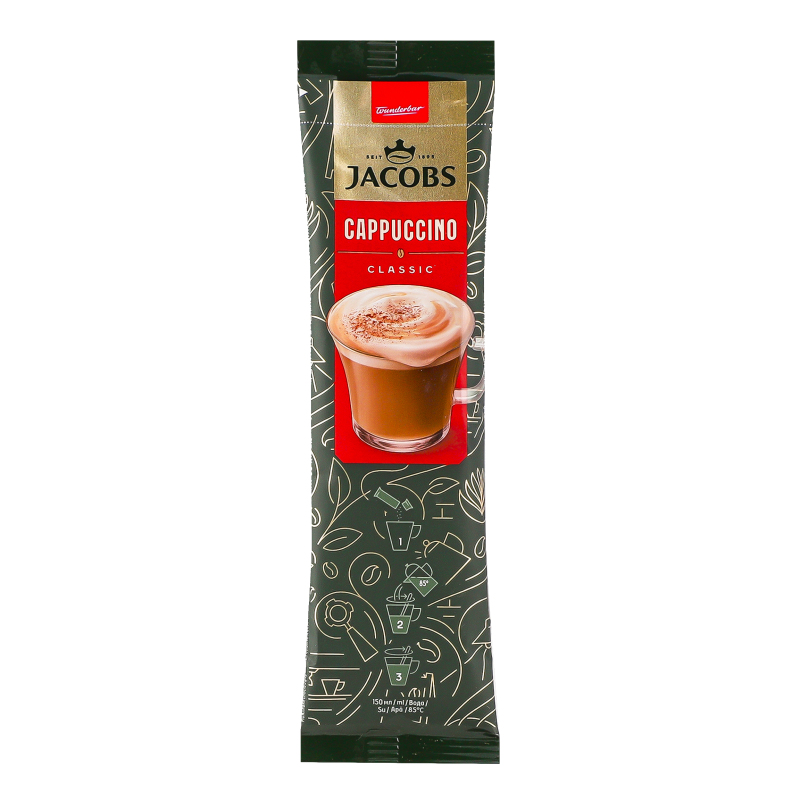 Напій кавовий розчинний Капучіно Classic Jacobs м/у 18.7г Jacobs