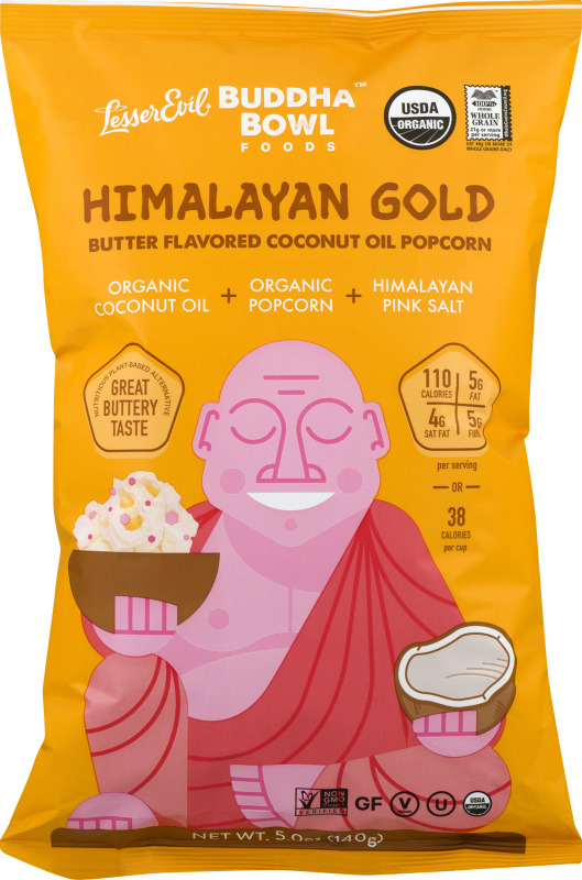 LesserEvil Buddha Bowl Foods Himalayan Gold Butter Flavored Coconut ...