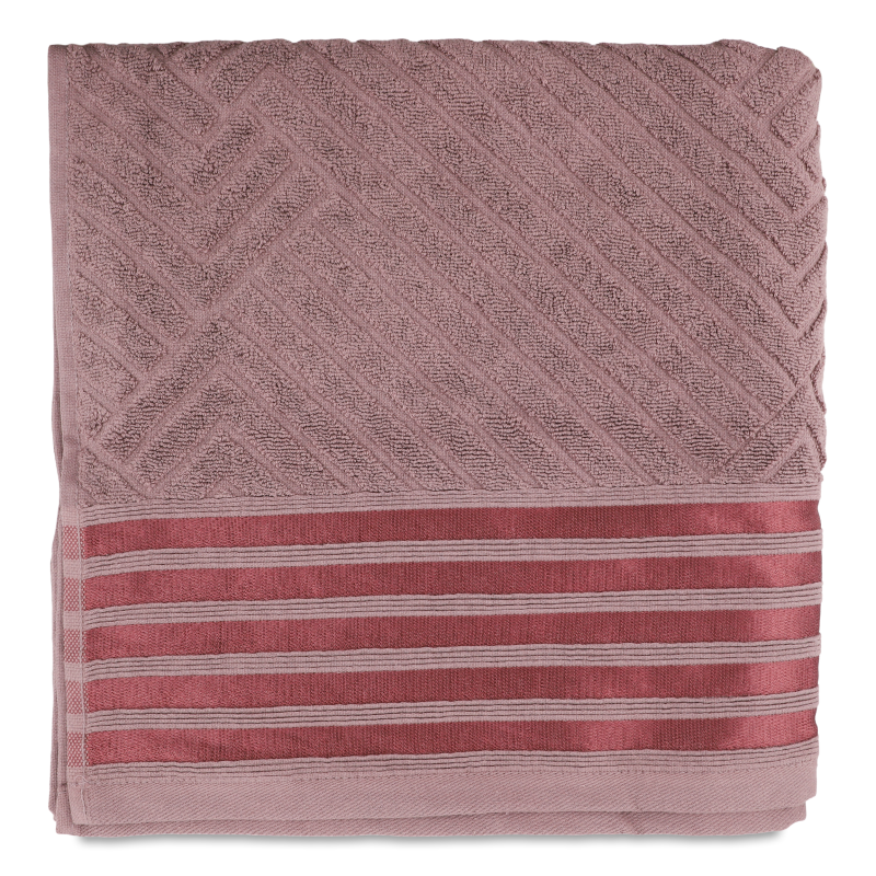 Рушник пильно-рожевий махровий 70*140см 500г/м2 GM Textile