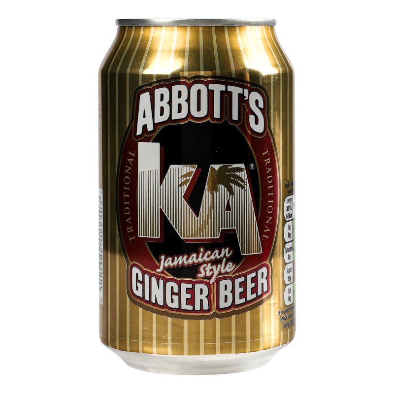 Напій безалкогольний сильногазований ароматизований Ginger beer Abbott's KA з/б
