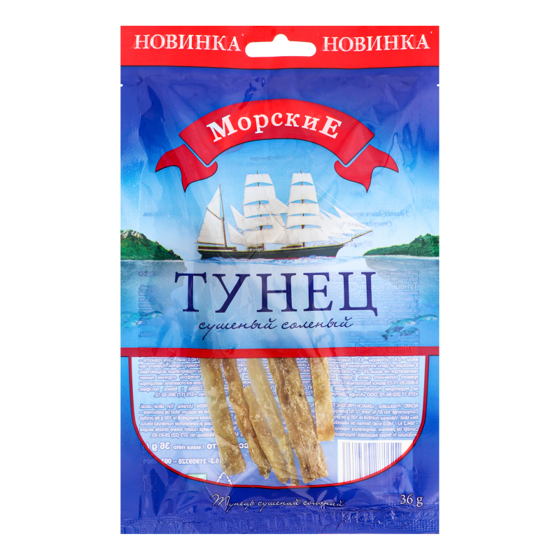 Тунец сушеный соленый Морские м/у 36г Морські(4820182064838): купить в ...